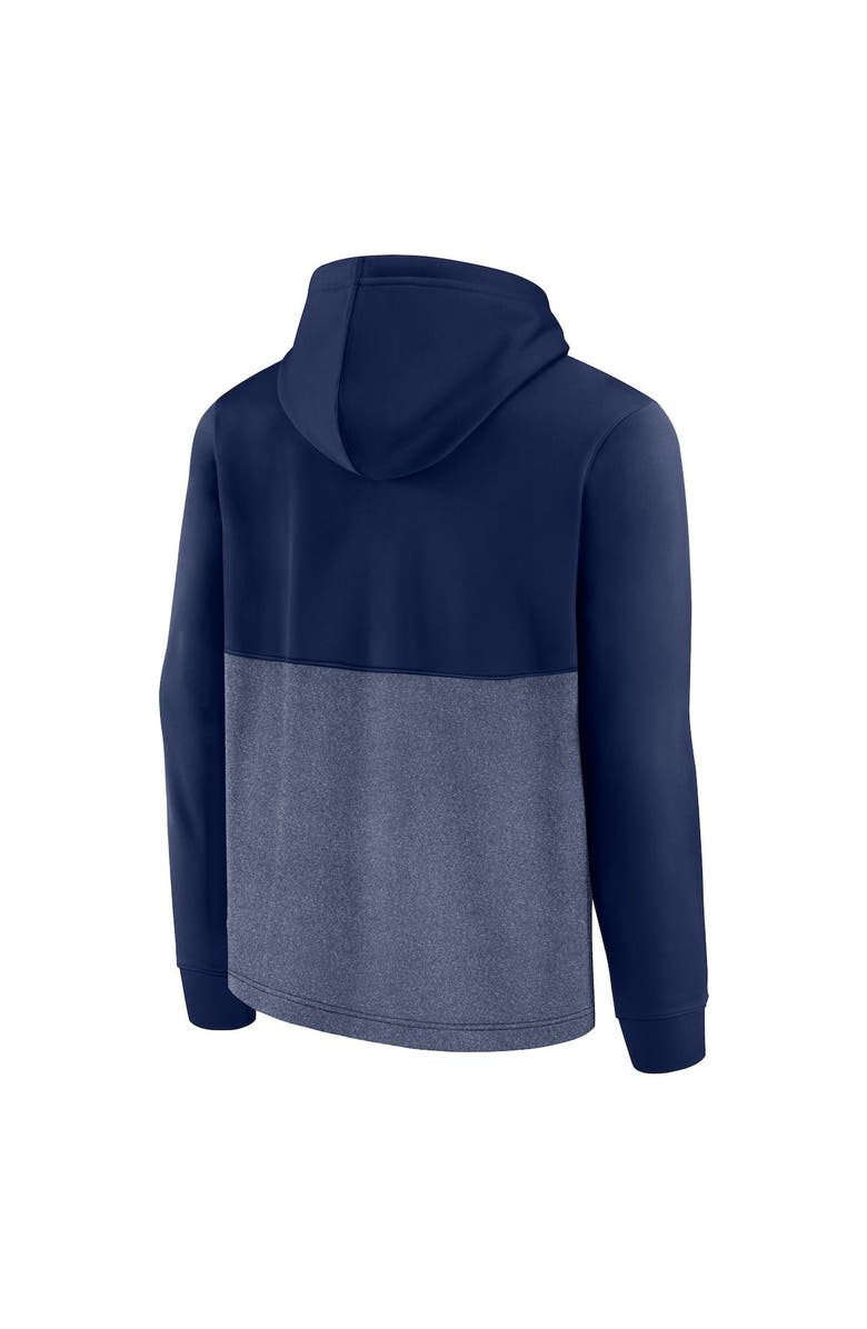 FANATICS Men's Fanatics Branded Deep Sea Blue Seattle Kraken Successful Tri-Blend Pullover Hoodie, Alternate, color, Navy