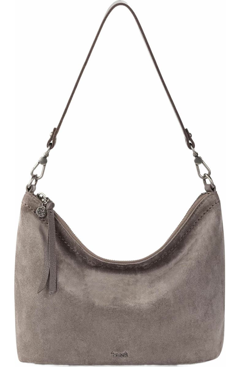 The Sak Jasmine Small Hobo, Main, color, Mushroom Suede
