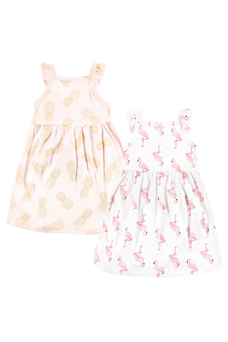 2Pk Sleeveless Dress, Main, color, Flamingo Pineapple