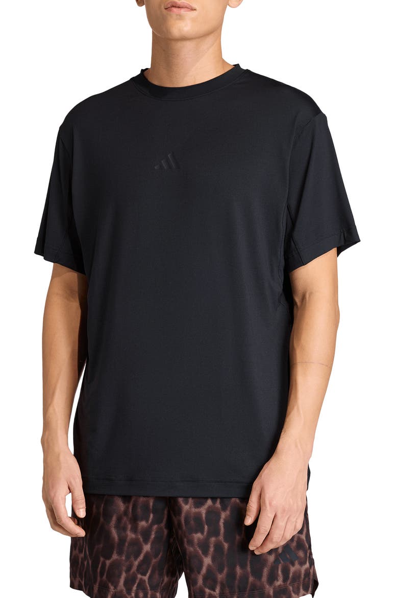 Puremotion Climacool Crewneck T-Shirt, Main, color, BLACK