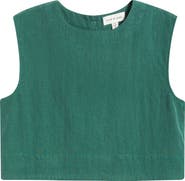 Cloth & Stone Boxy Back Button Sleeveless Top