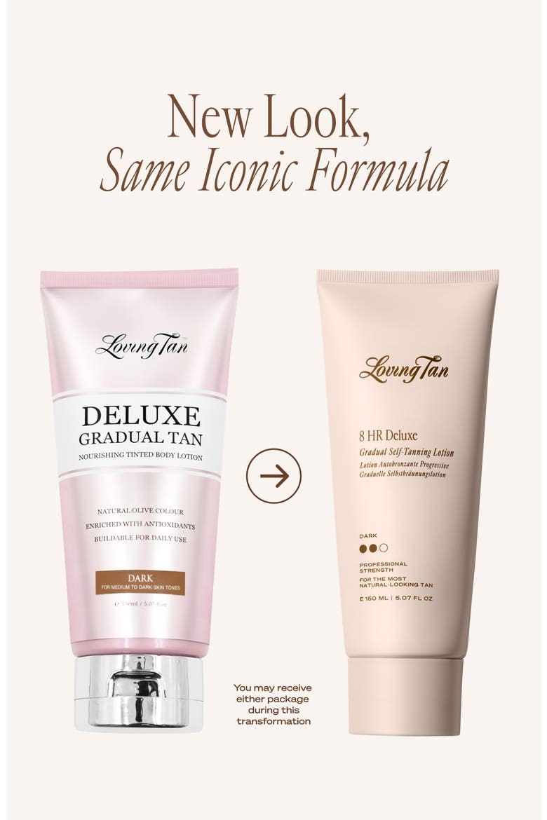 8 HR Deluxe Gradual Self-Tanning Lotion, Alternate, color, DARK