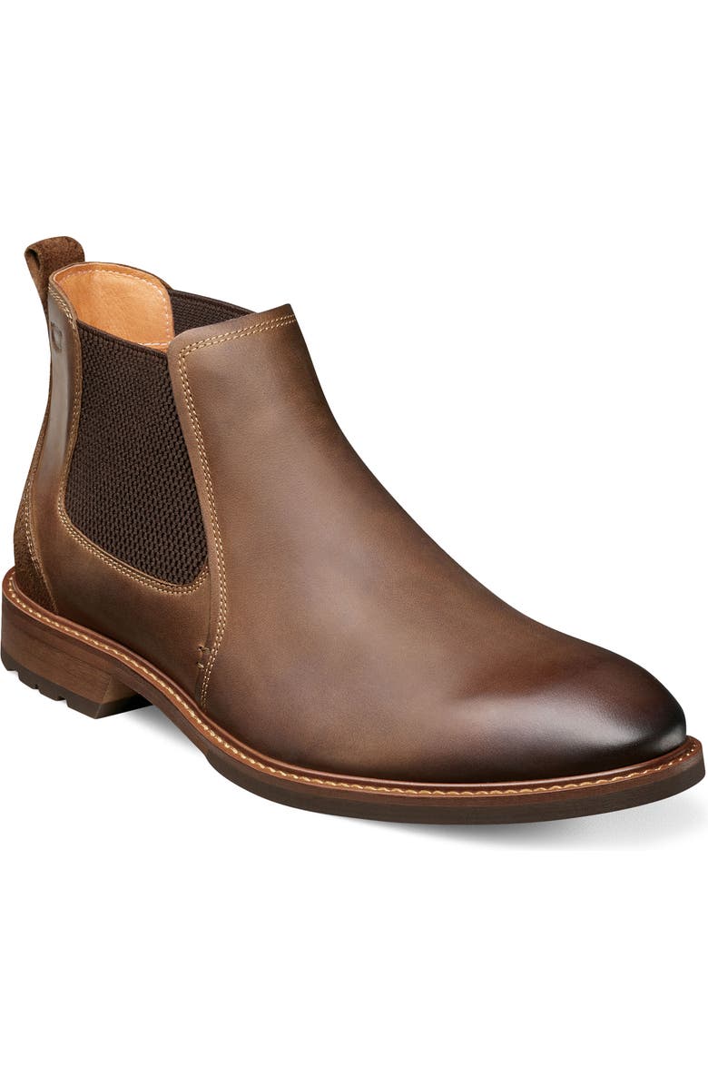 Florsheim Lodge Plain Toe Chelsea Boot, Main, color,