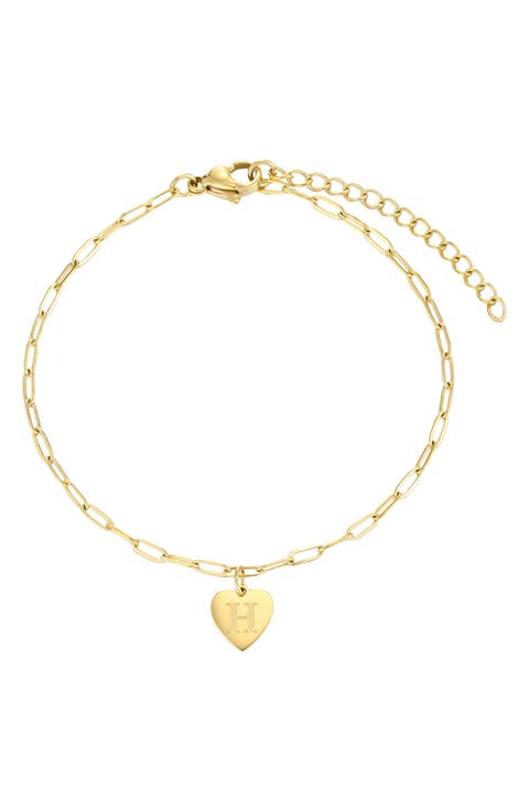 Initial Chain Bracelet
