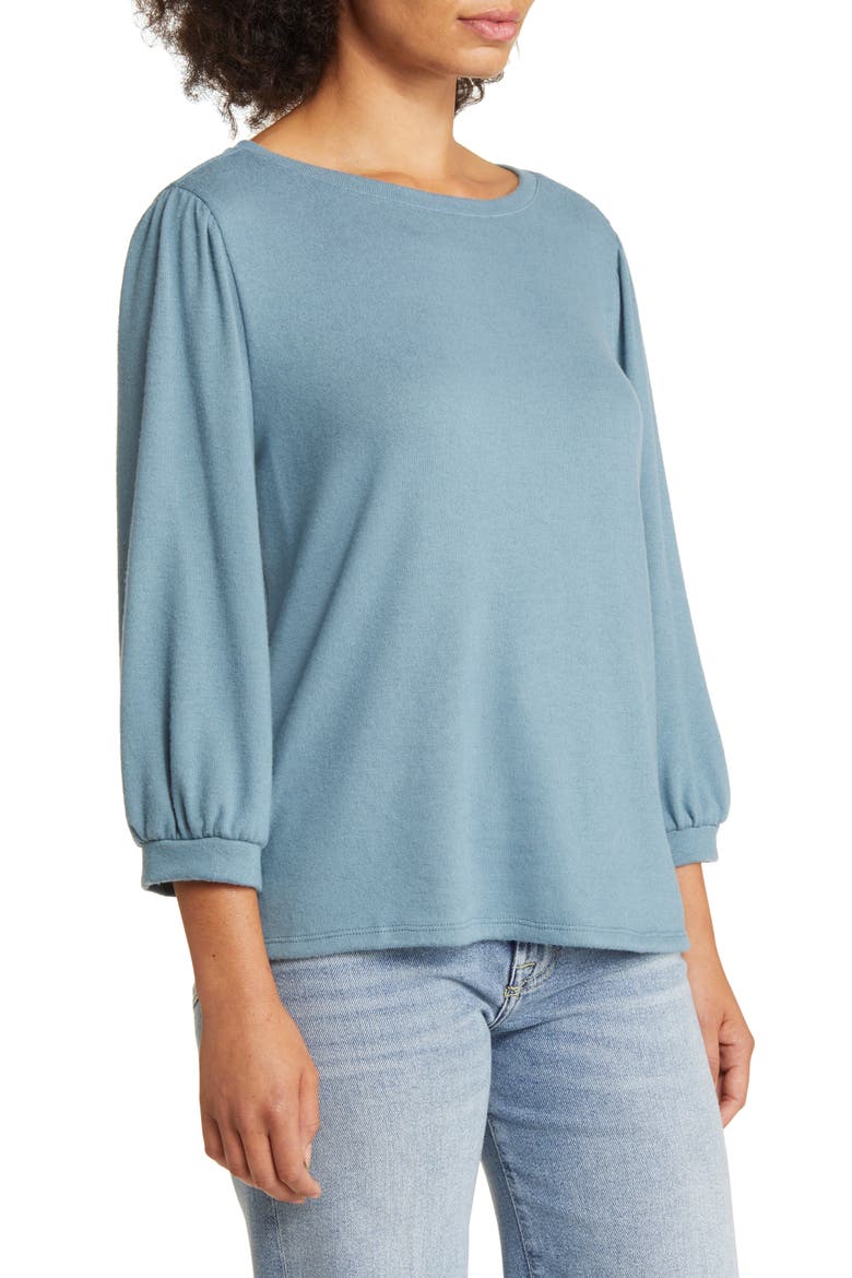 Cozy Knit Top, Alternate, color, BLUE MIRAGE