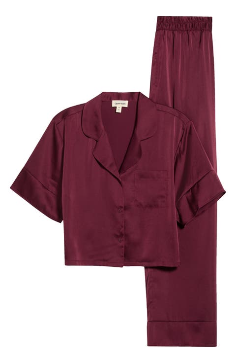 Boxy Everyday Satin Pajamas
