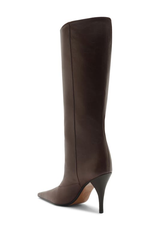 Schutz Rudy Pointed Toe Boot In Brown
