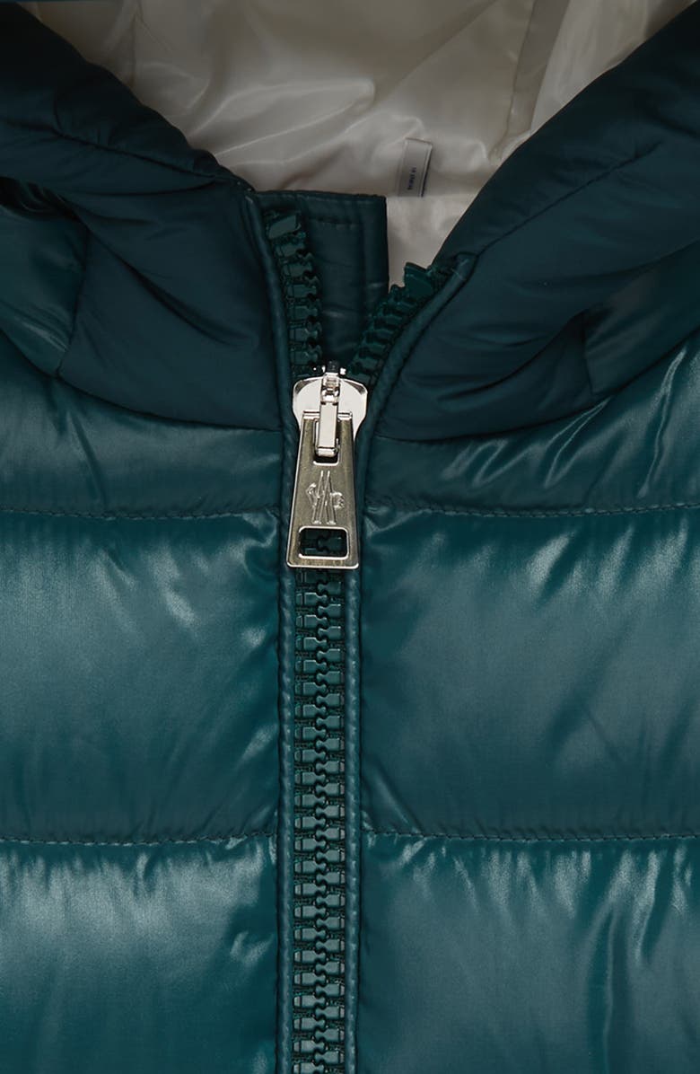 Moncler Kids' Salzman Logo Water Resistant Down Puffer Jacket, Alternate, color, 