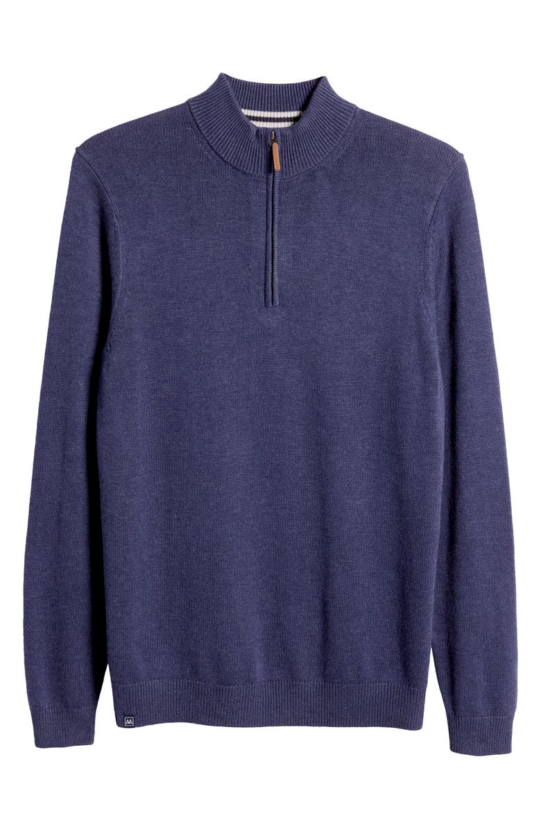 Mizzen+Main Cassady Quarter Zip Sweater, Alternate, color, 