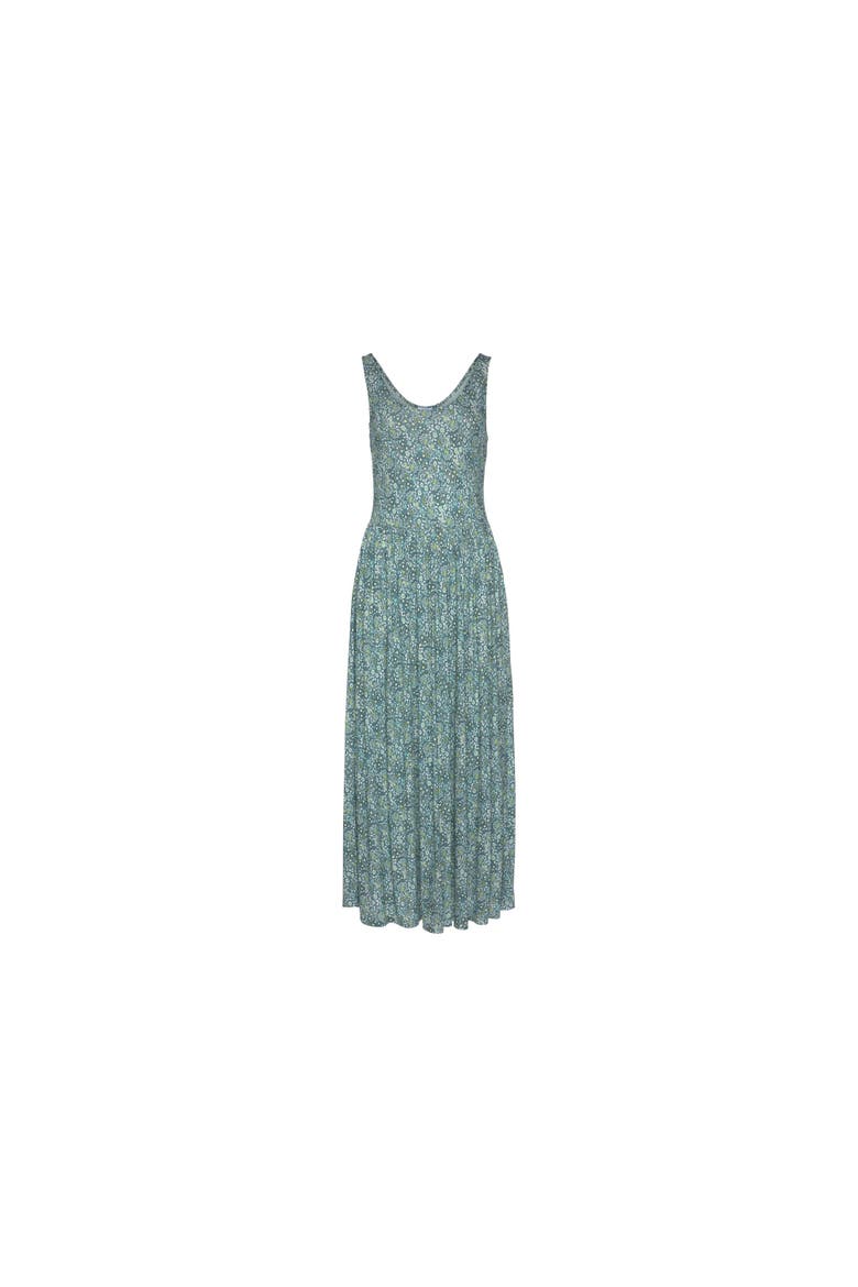 Printed Scoop Neck Dress, Alternate, color, Mint Printed