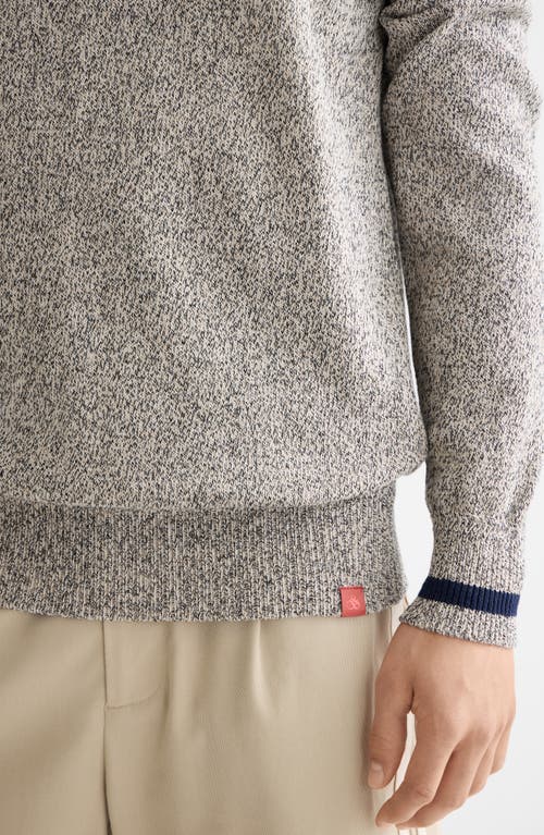 Scotch & Soda Mélange Crewneck Sweater In Gray