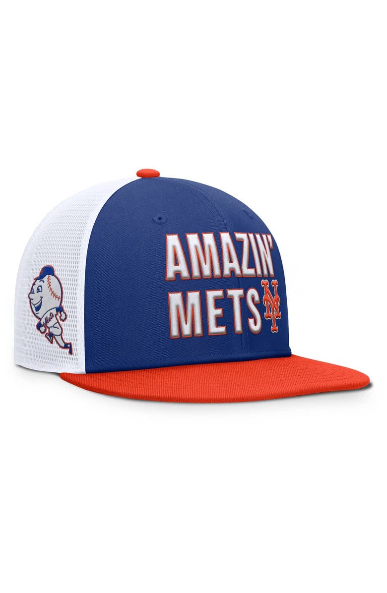 Nike Men's Nike Blue New York Mets Pro Trucker Snapback Hat, Main, color, Blue