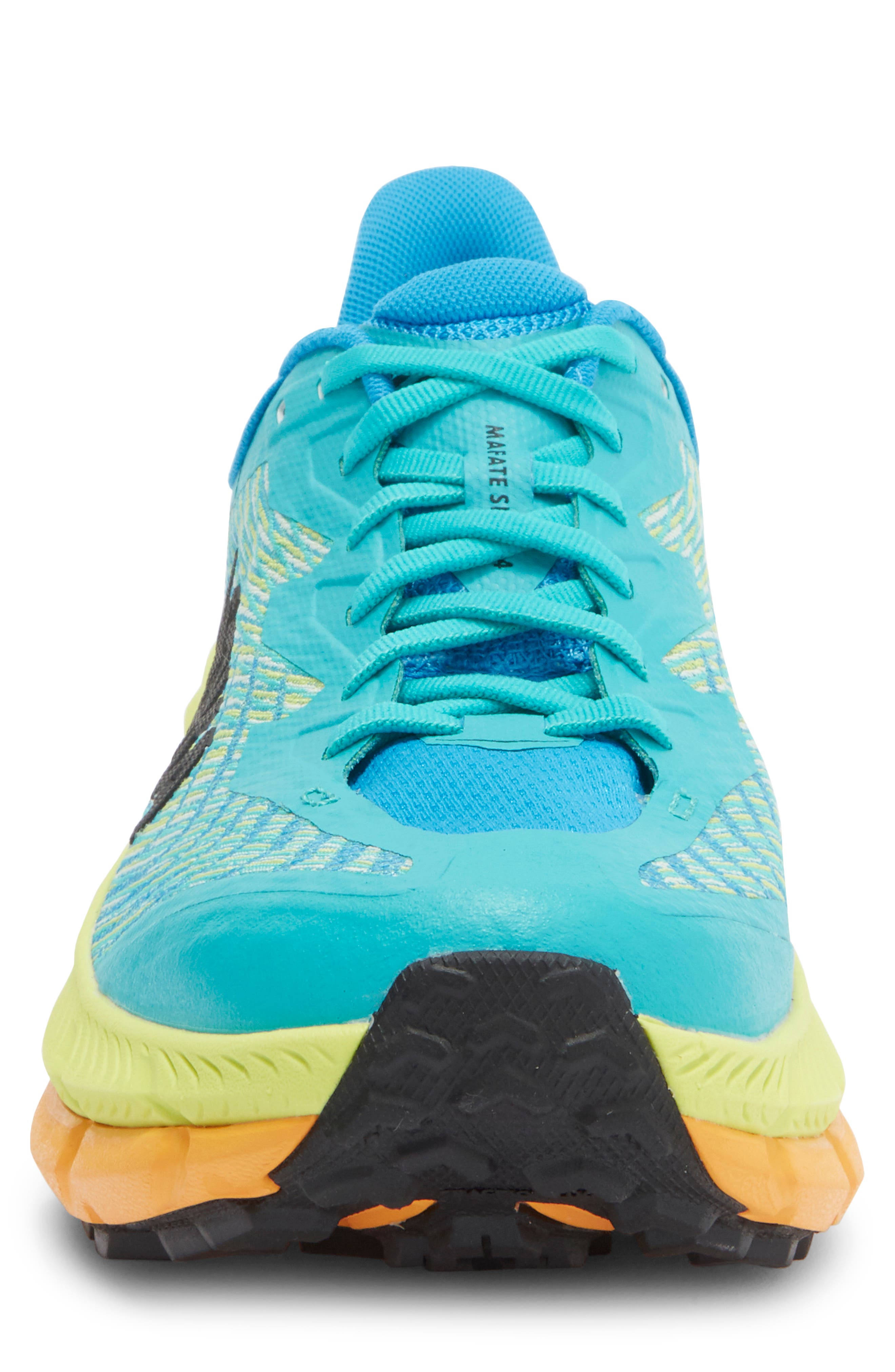 HOKA Mafate Speed 4 Trail Running Shoe, Alternate, color, Ceramic / Diva Blue