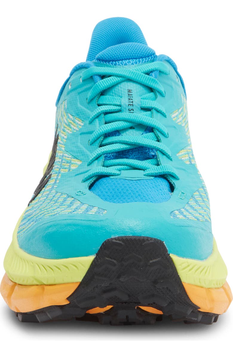 HOKA Mafate Speed 4 Trail Running Shoe, Alternate, color, Ceramic / Diva Blue