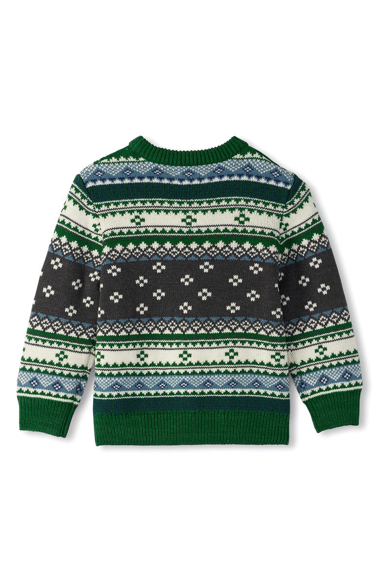 Hatley Kids' Polar Bear Cotton Blend Crewneck Sweater, Alternate, color, 