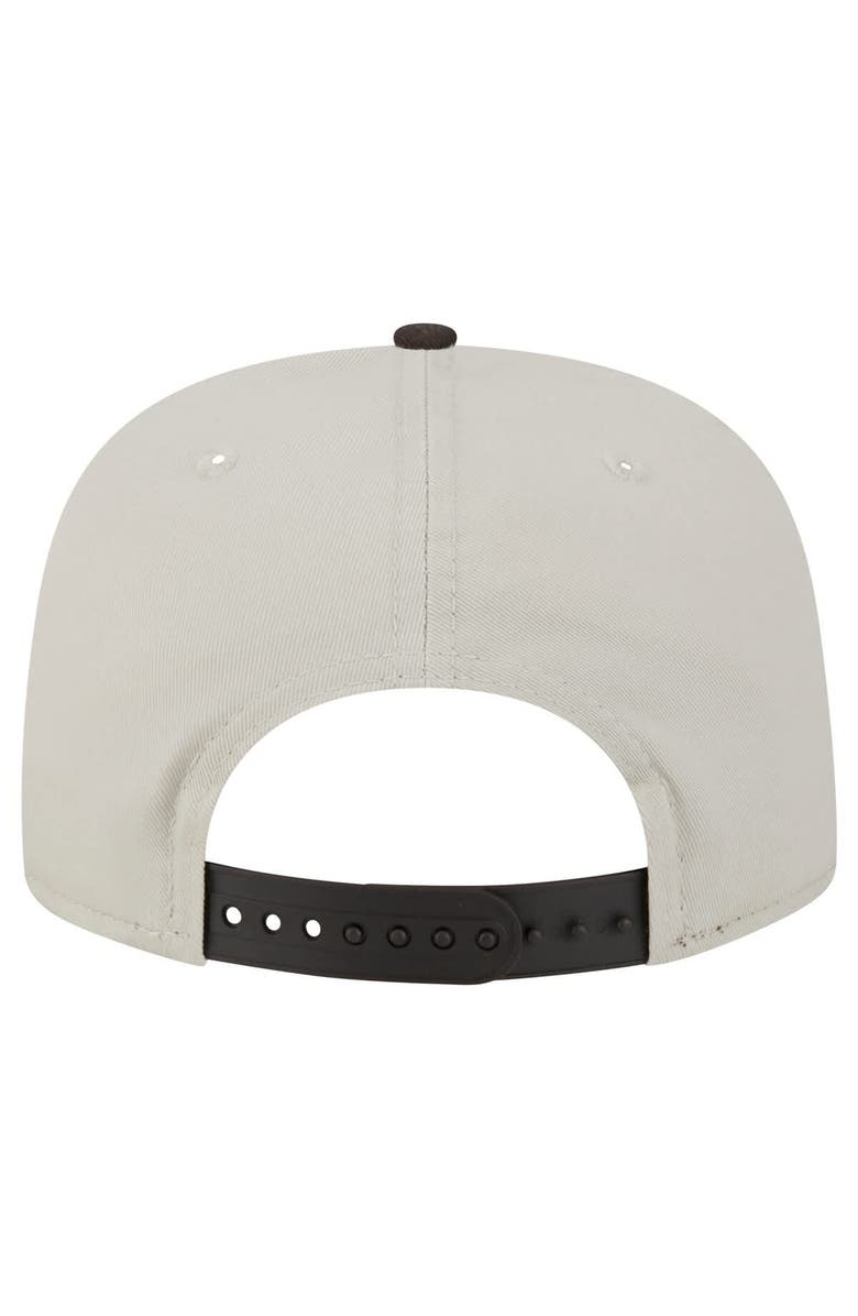 New Era Men's New Era Stone/Brown Cleveland Browns Athletic Golfer Snapback Hat, Alternate, color, 