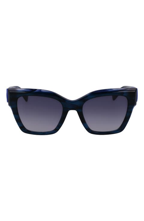 Medallion 52mm Modified Rectangular Sunglasses
