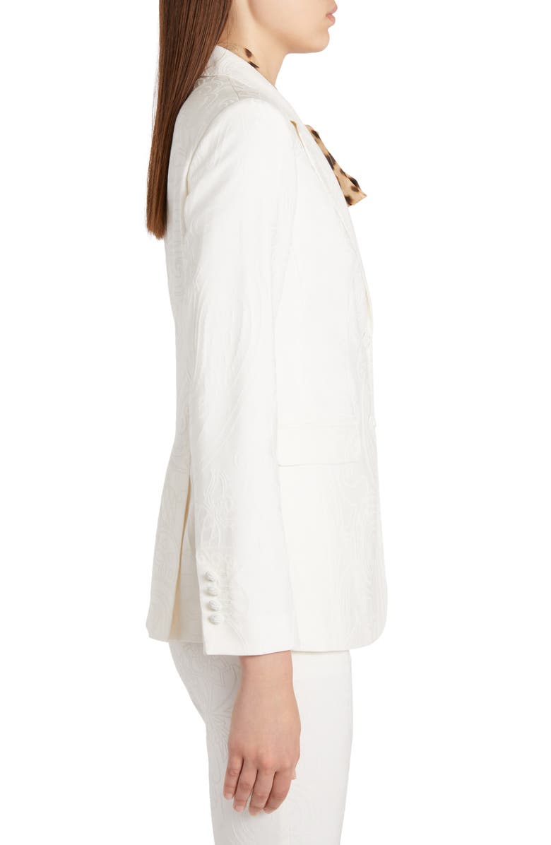 Etro Cotton Blend Blazer, Alternate, color,