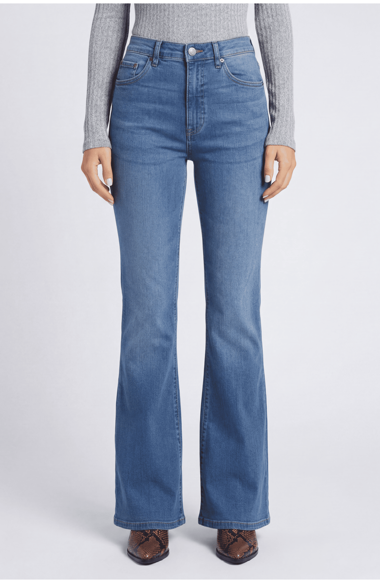 Solomon & Sage S&G Denim Boot Cut Leg Jeans, Main, color, Blue Wash