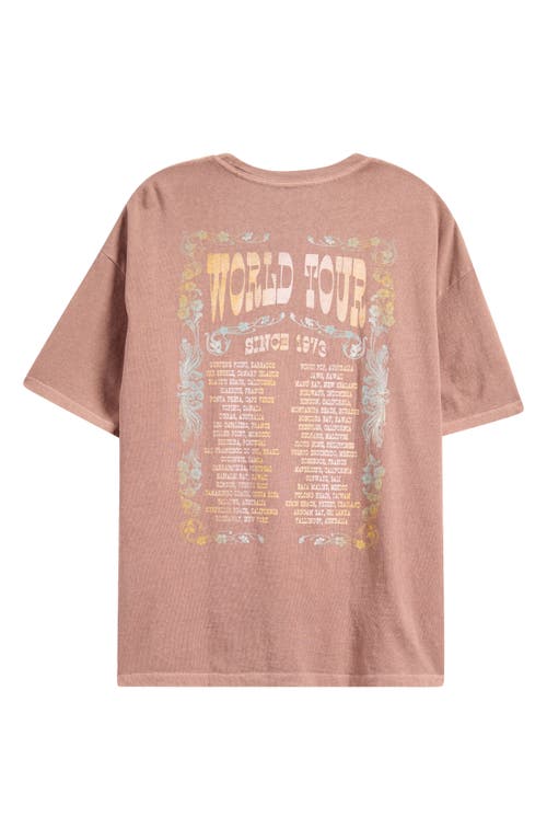 Billabong Walk With Me Oversize Graphic T-shirt In Sweet Earth