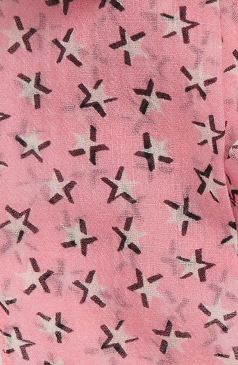 Saint Laurent Toiles Multico Lava Skinny Wool Scarf, Alternate, color, 