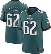 Nike Men's Nike Jason Kelce Midnight Green Philadelphia Eagles Team Game Jersey