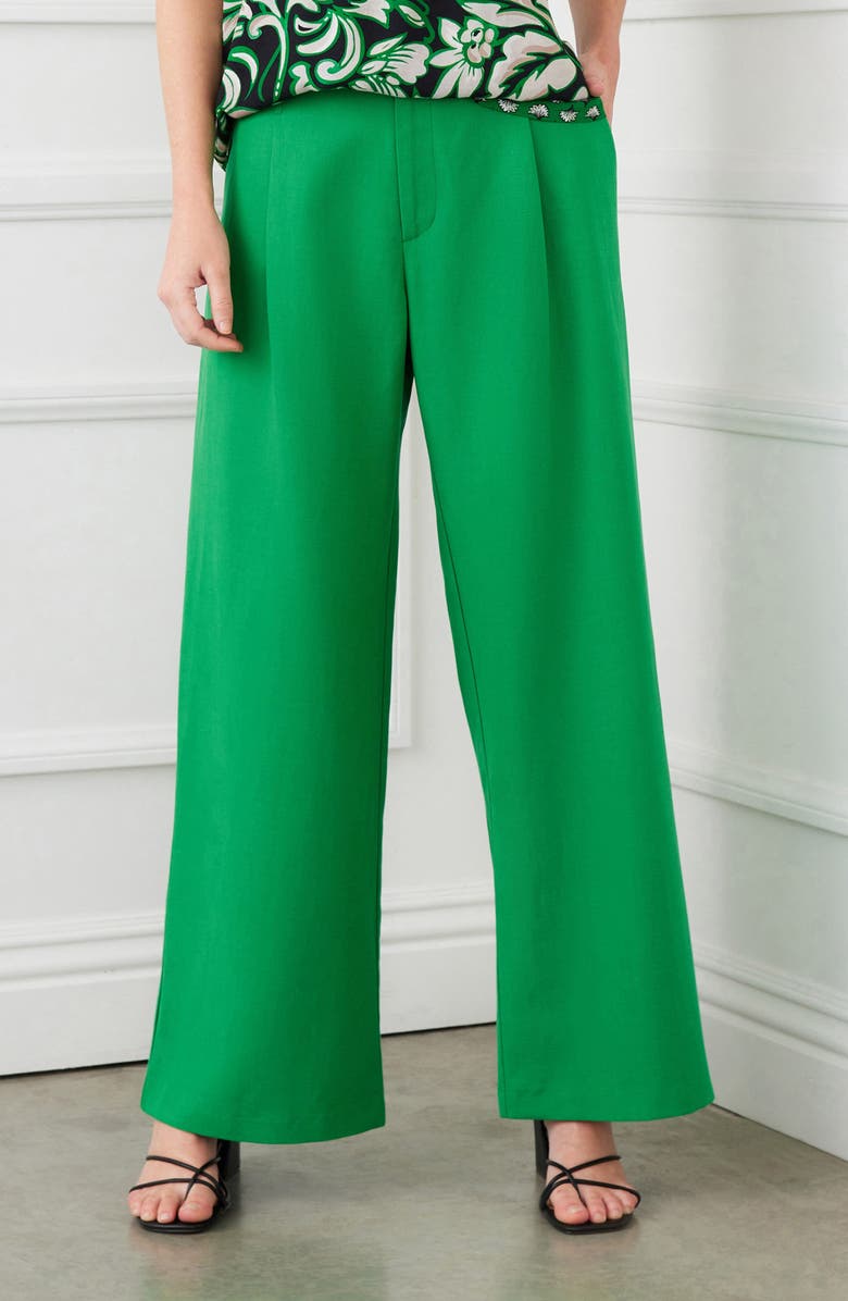 Karen Kane Wide Leg Pants, Alternate, color,