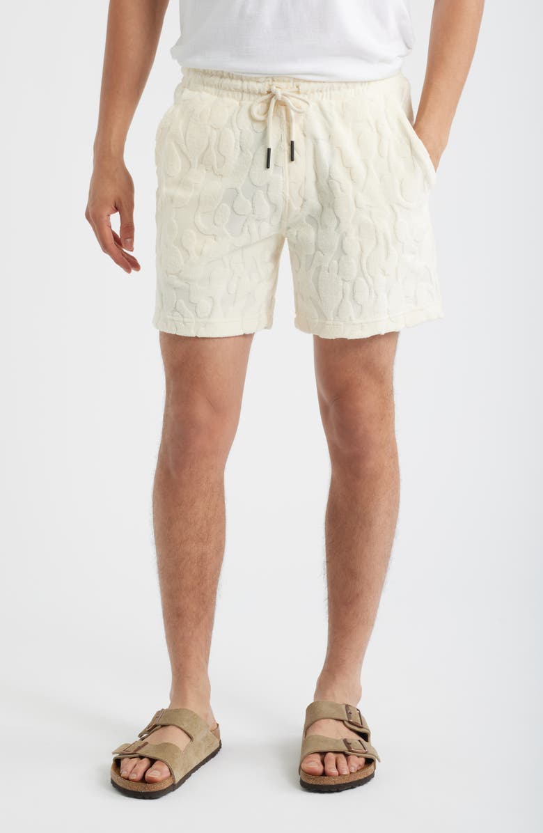 OAS Terry Textured Terry Shorts, Main, color,