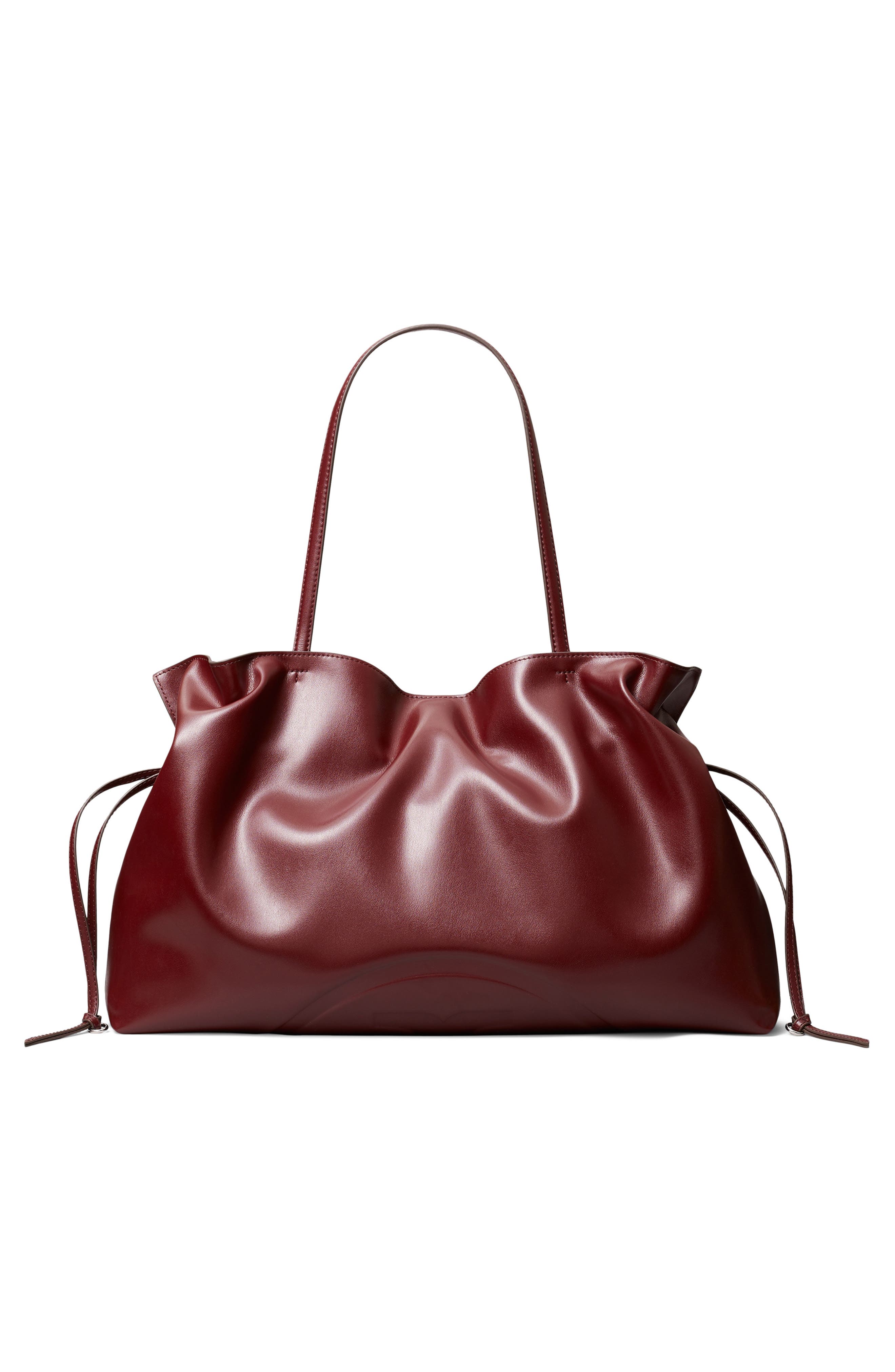Ella Natuura™ Drawstring Tote, Alternate, color, MERLOT