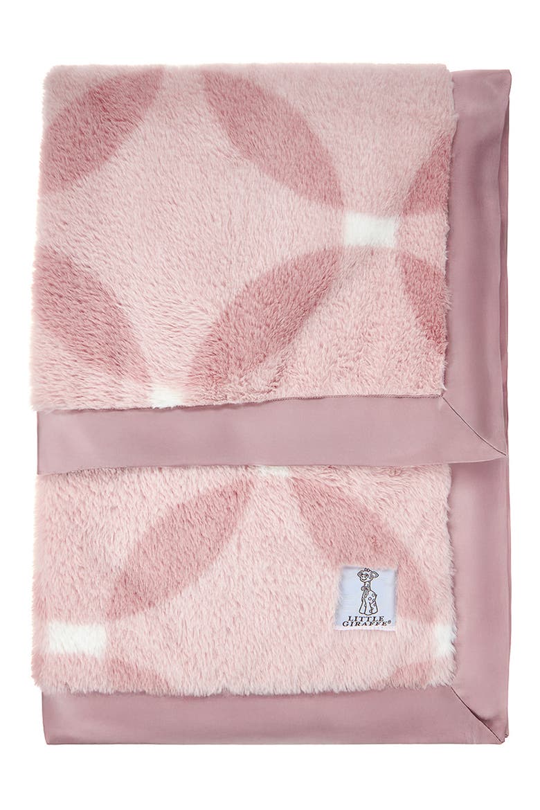 Luxe Whirl Baby Blanket, Alternate, color, DUSTY PINK