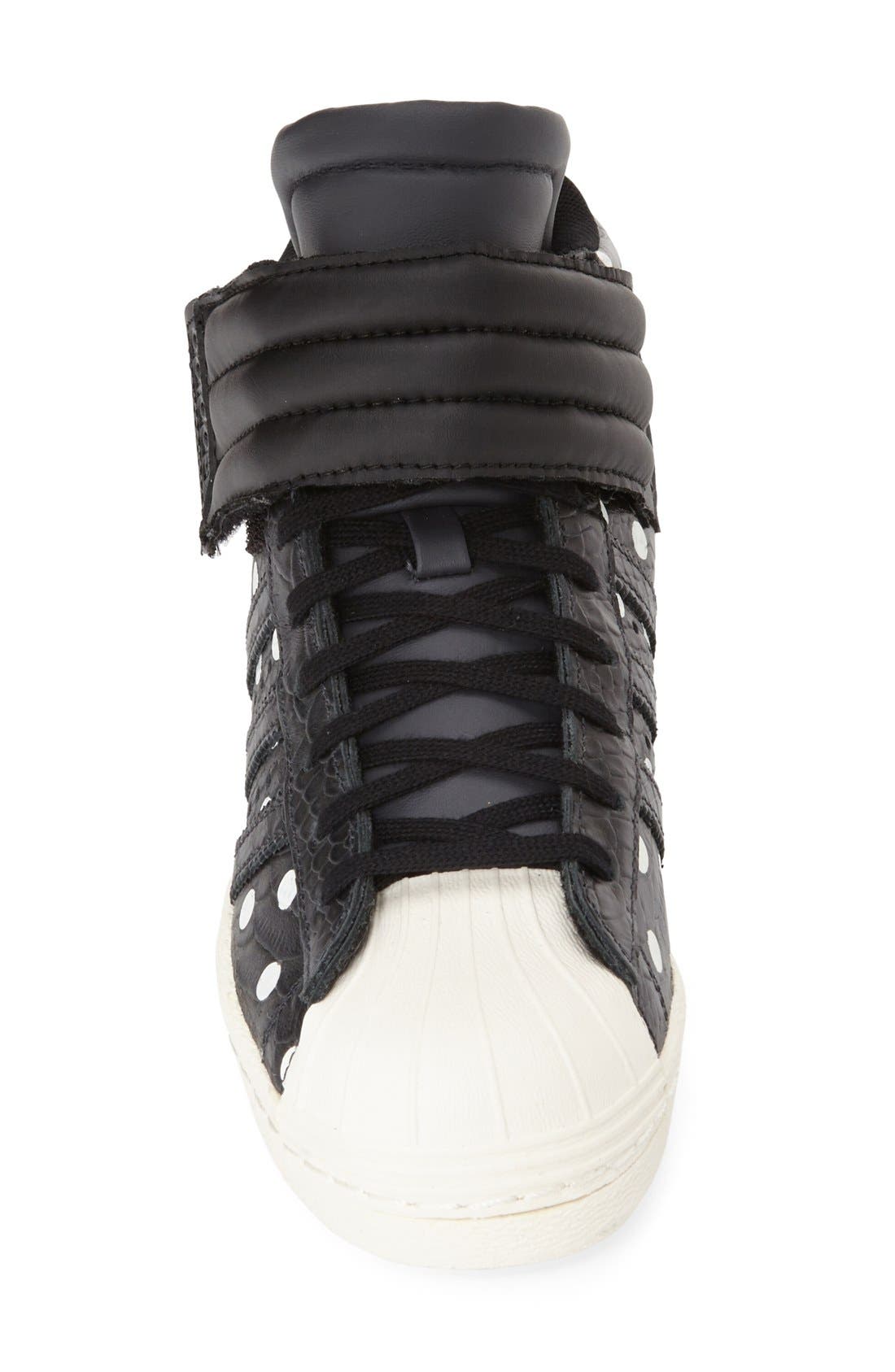 adidas 'Superstar Up Strap' Hidden Wedge Sneaker, Alternate, color, 