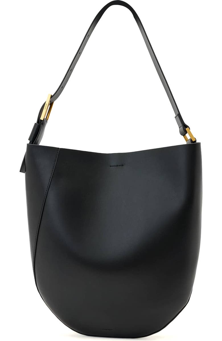 AllSaints Luna Hobo Shoulder Bag, Main, color, Black