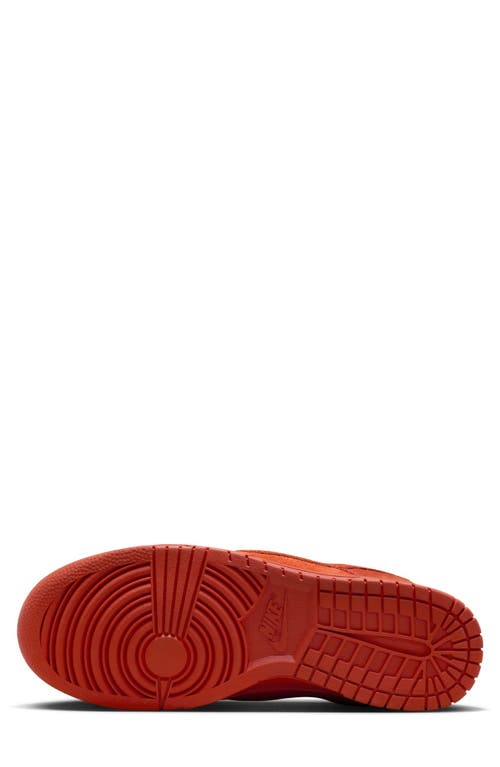 Nike Dunk Low Special Edition Sneaker In Orange