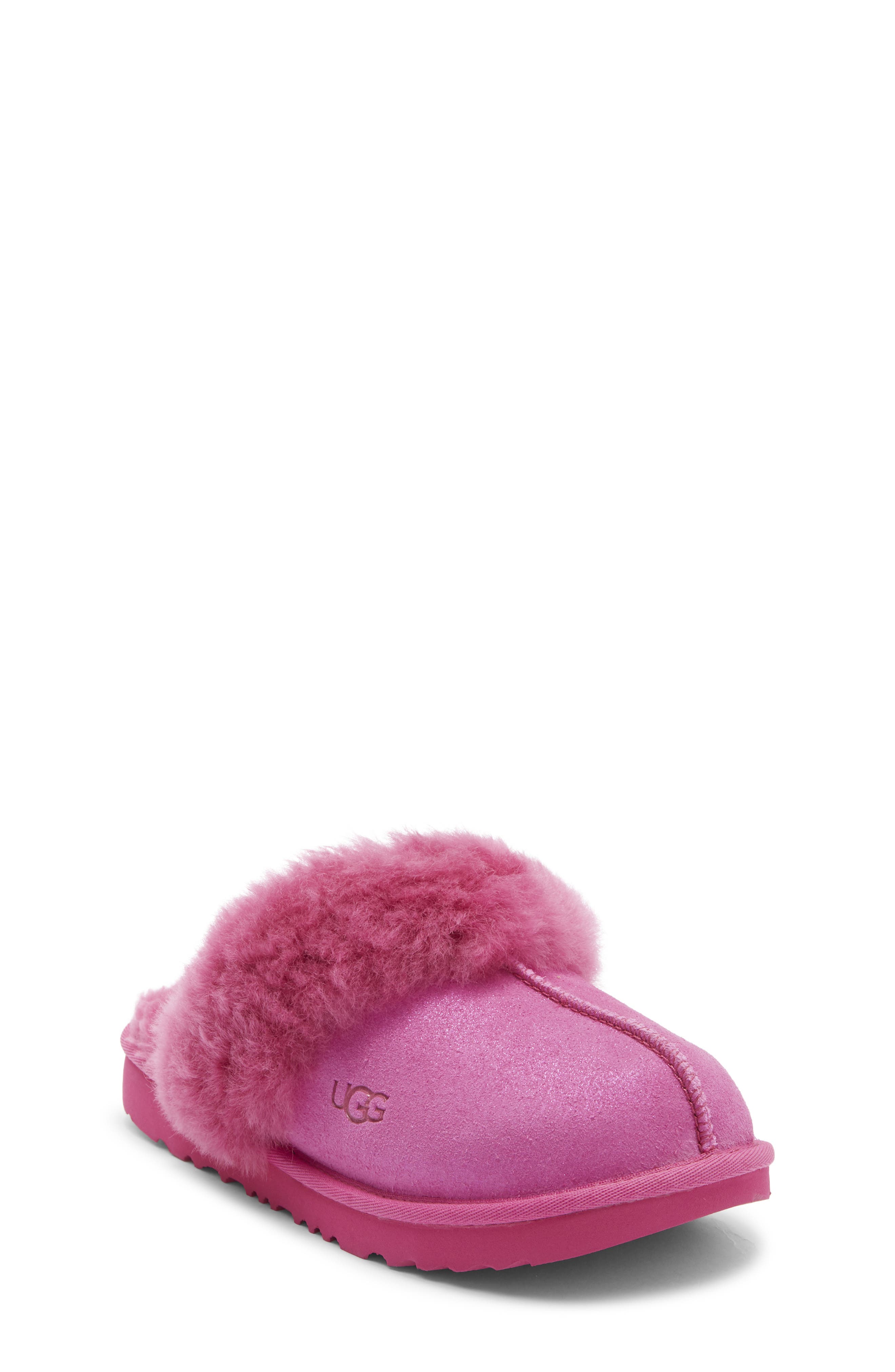 Kids' Cozy II Dazzle UGGplush™ Slipper, Main, color, RASPBERRY SORBET