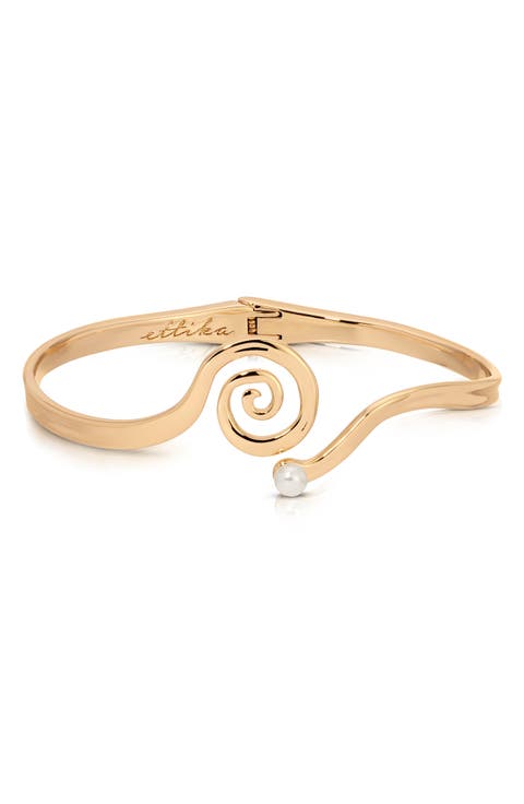 Mini Aura Swirl Cuff Bracelet