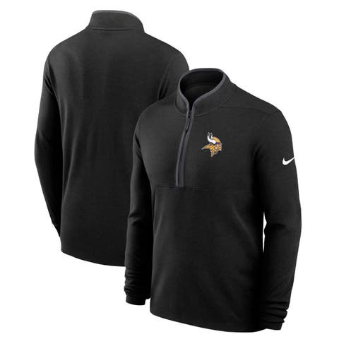 Men's Nike Black Minnesota Vikings Lightweight Victory Performance Half-Zip Pullover