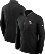 Nike Men's Nike Black Minnesota Vikings Lightweight Victory Performance Half-Zip Pullover