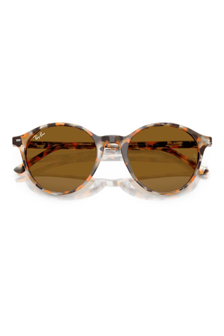 51mm Bernard Phantos Round Sunglases, Alternate, color, HAVANA GREY E BROWN / BROWN