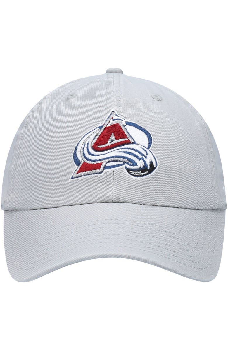 '47 Men's '47 Gray Colorado Avalanche Clean Up Adjustable Hat, Alternate, color, Gray