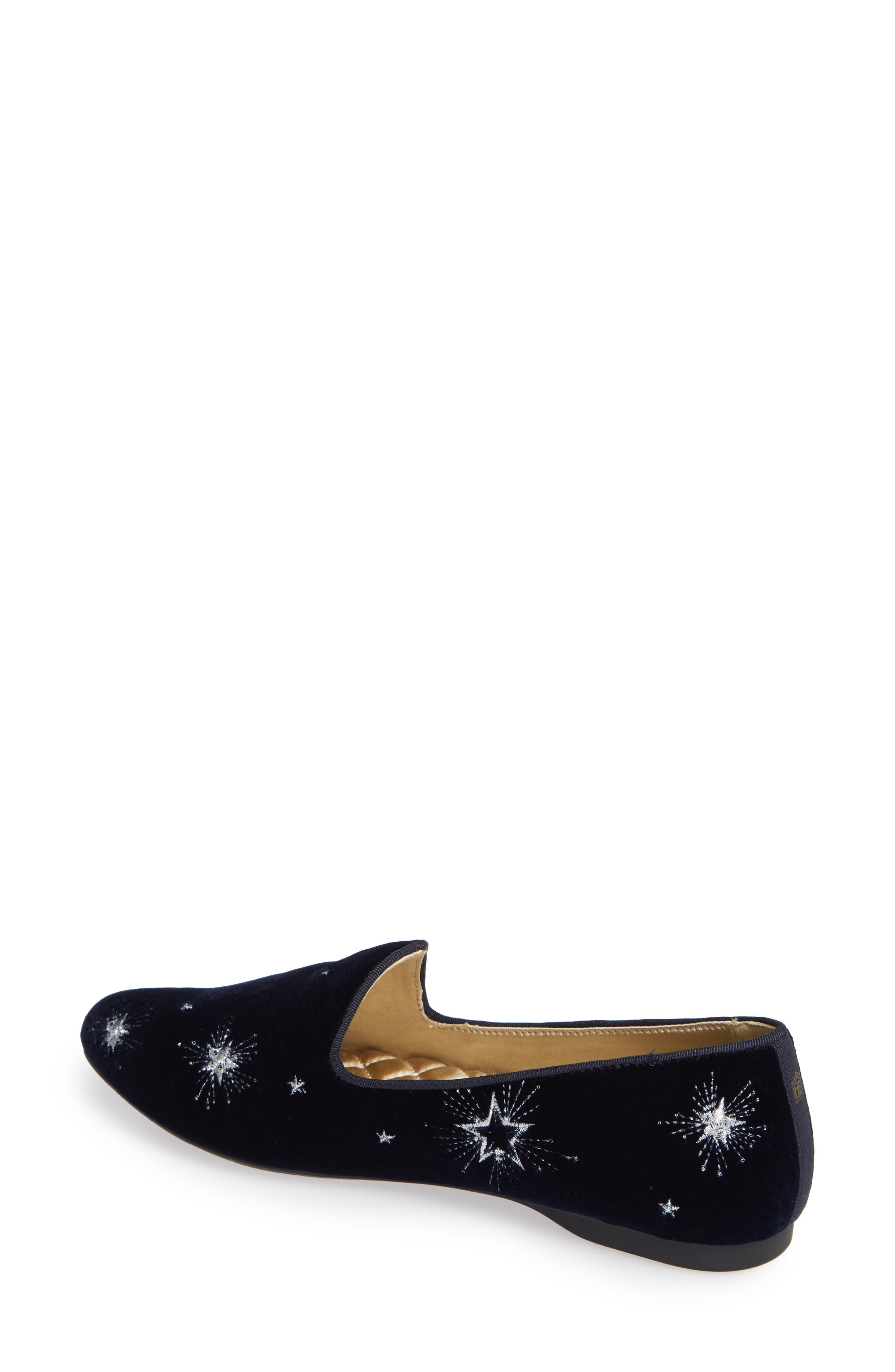 The Heron Loafer, Alternate, color, SKY VELVET