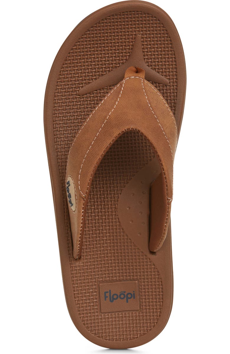 FLOOPI Michael Flip Flop, Alternate, color, Brown