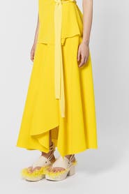 Roksanda Asha Crepe Midi Skirt