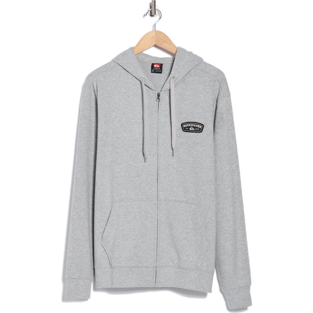Quiksilver Nate Zip Hoodie In Gray