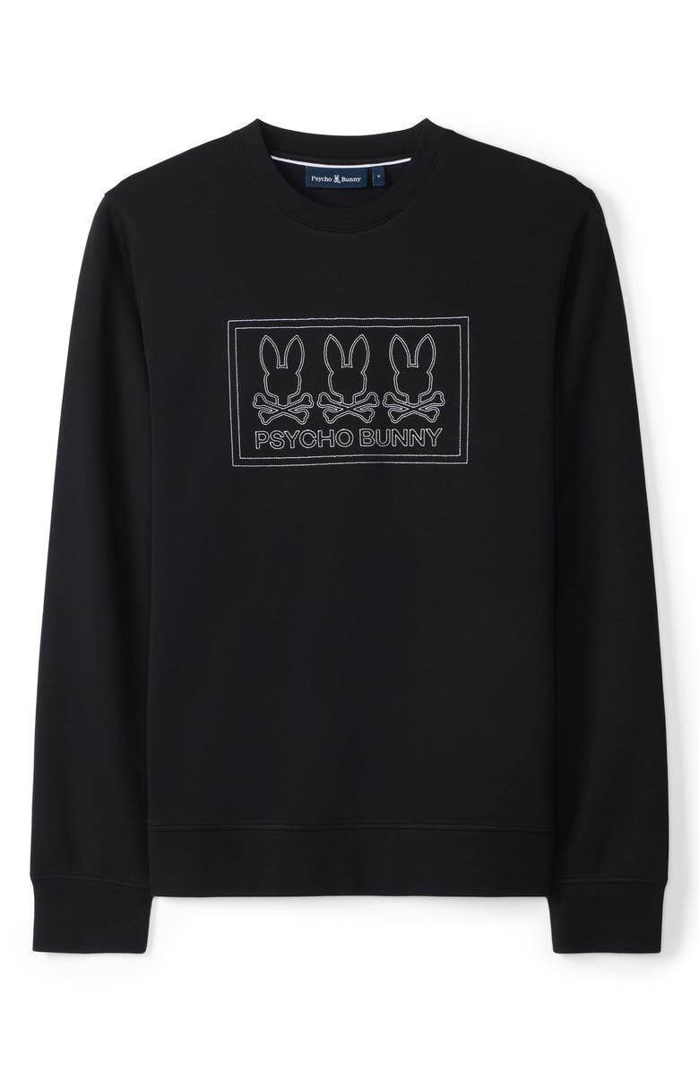 Psycho Bunny Tacoma Embroidered Graphic Sweatshirt, Alternate, color, 