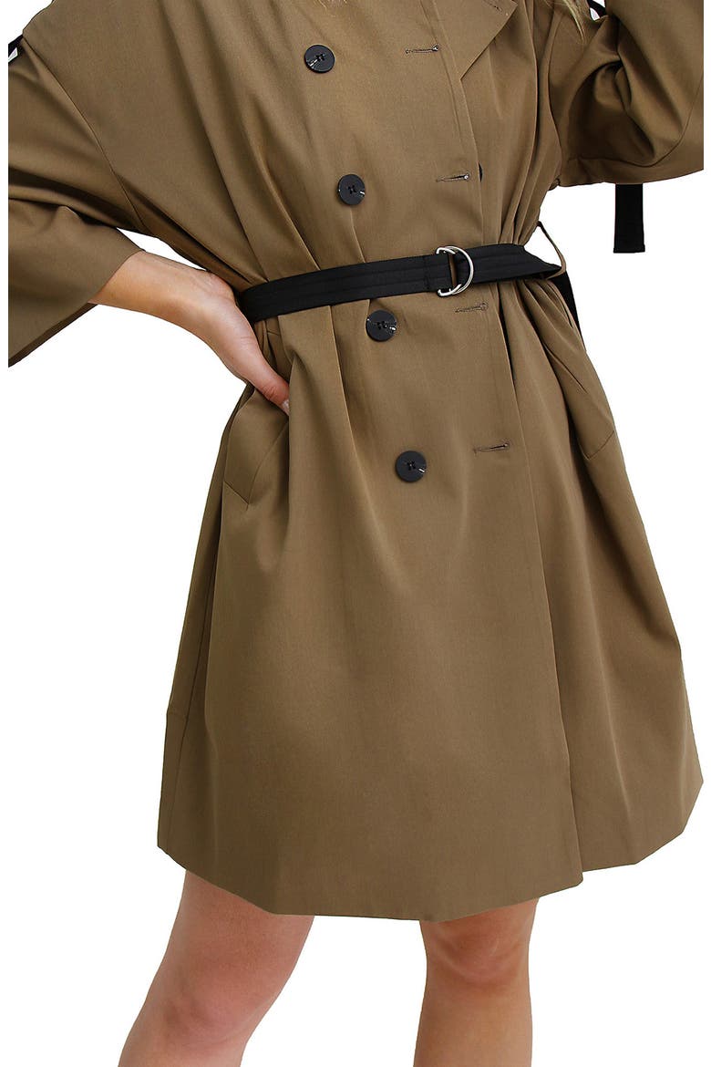 BELLE AND BLOOM Russian Romance Trench Coat, Alternate, color, MILITARY