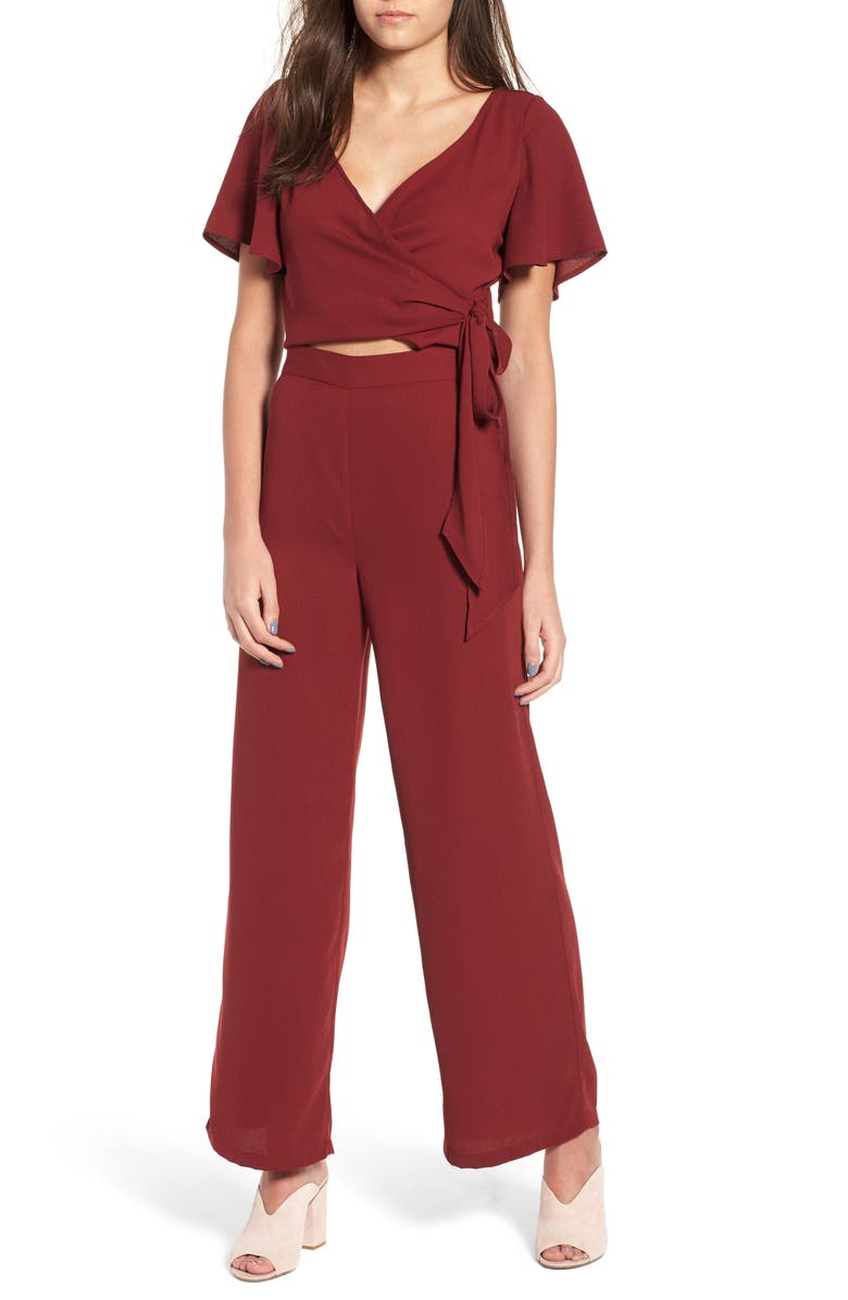 Leith Surplice Jumpsuit, Main, color, 