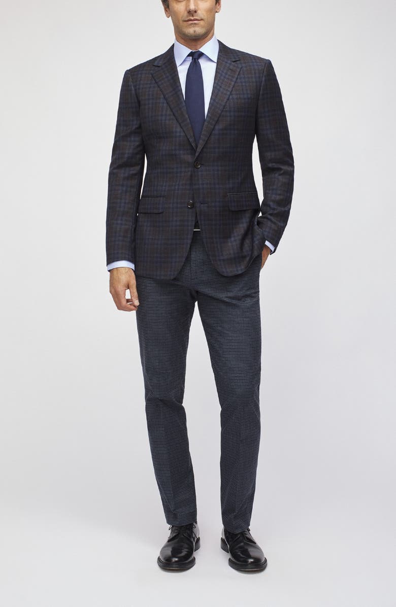 Bonobos Jetsetter Regular Fit Check Stretch Wool Blazer, Alternate, color, 