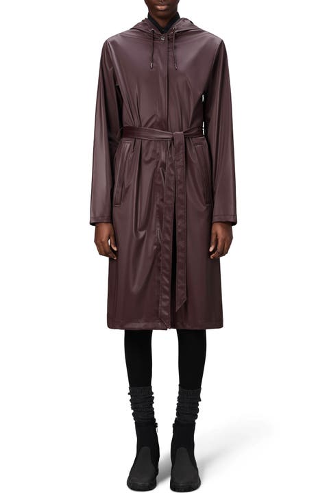 Waterproof A-Line Long Raincoat