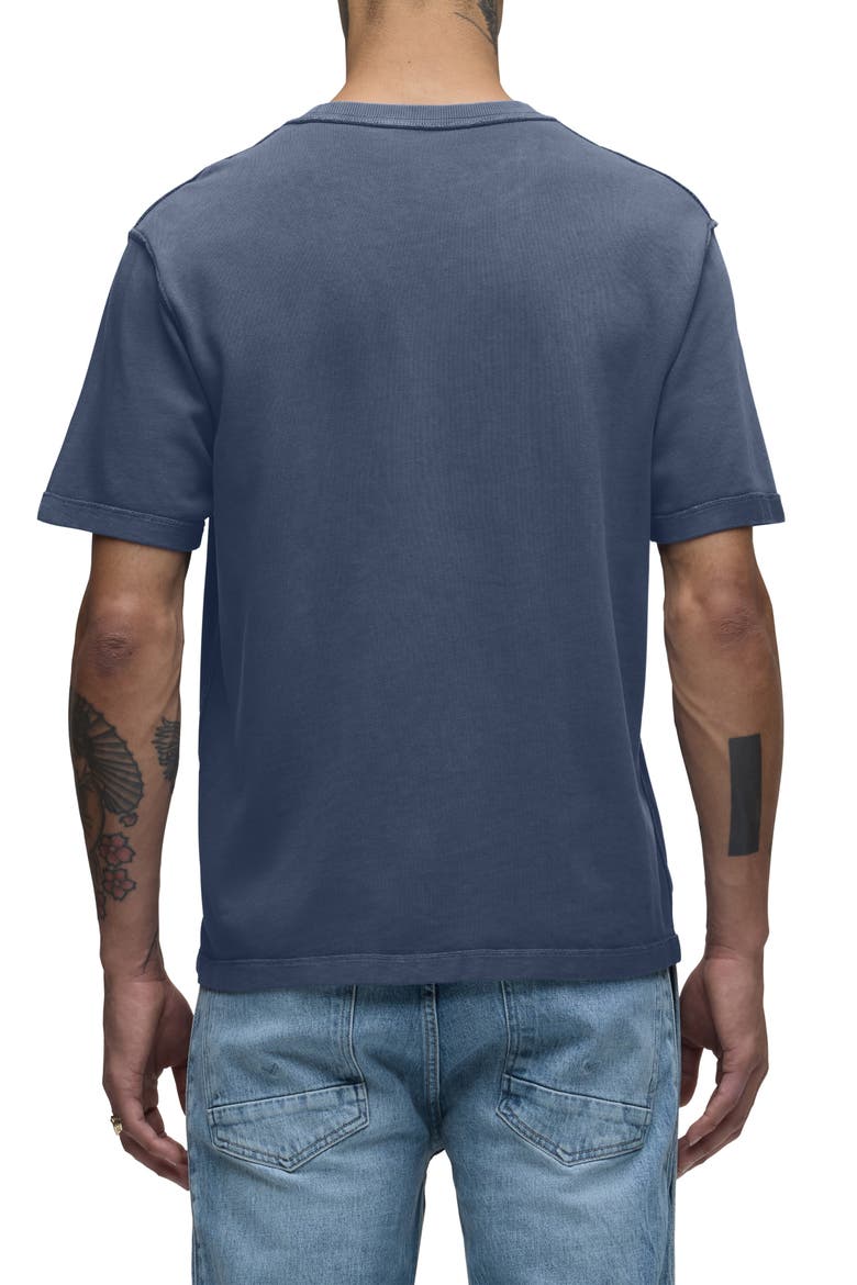 Heavyweight Cotton T-Shirt, Alternate, color, BALTIC