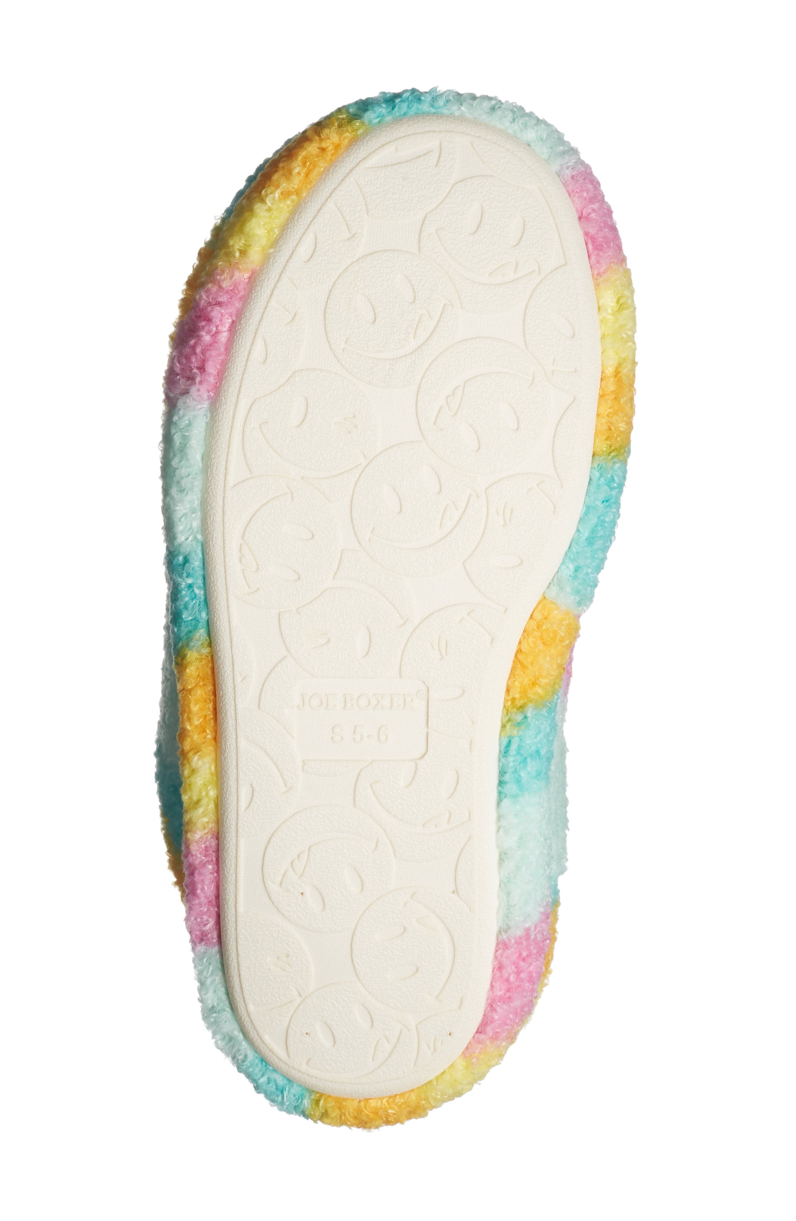 JOE BOXER Faux Fur Clog Slipper, Alternate, color, Green